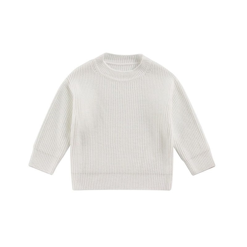 White Chunky Knitted Jumper