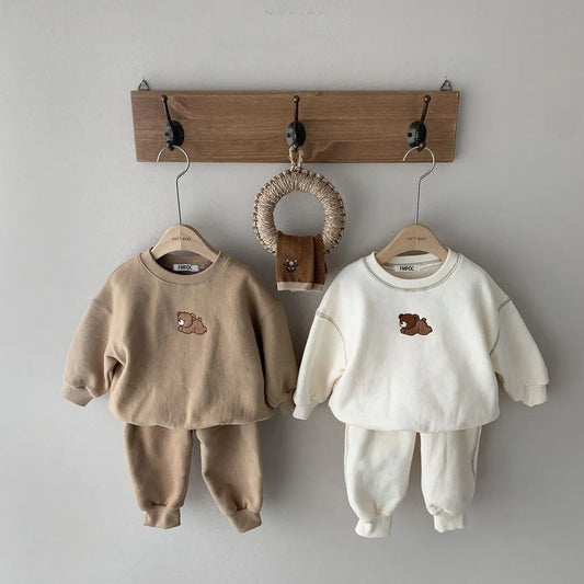 Bear Sweatshirt and Pants Set