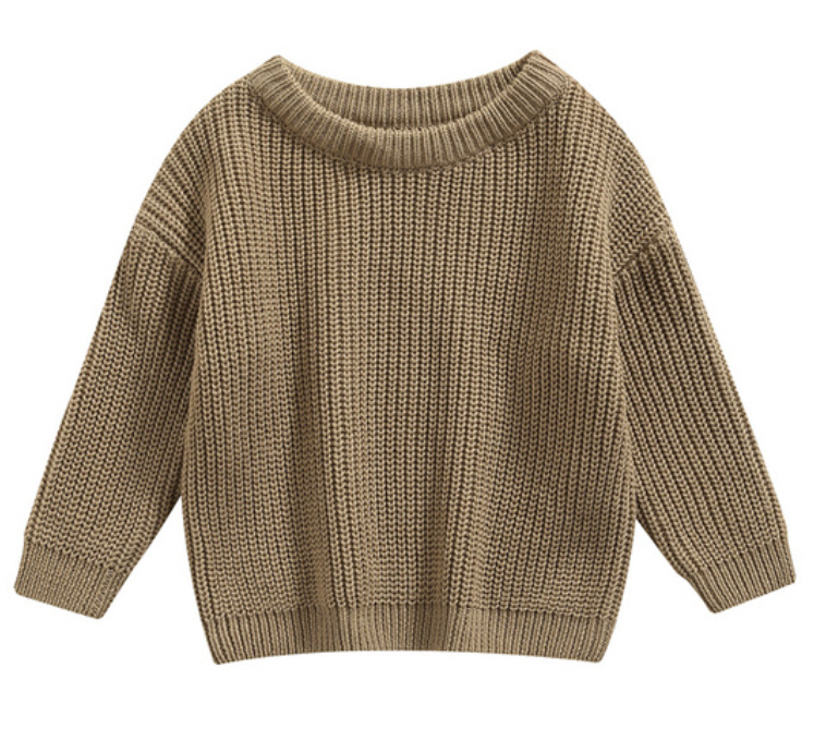 Khaki Chunky Knit Jumper